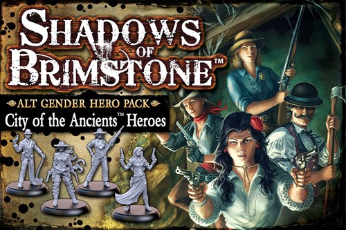 Shadows Of Brimstone Board Game: City Of The Ancients- Alt Gender Hero Pack