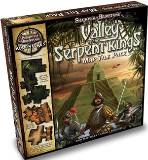 2!FFP07MTP02 Shadows Of Brimstone Board Game: Valley Of The Serpent Kings Map Tile Pack published by Flying Frog Productions