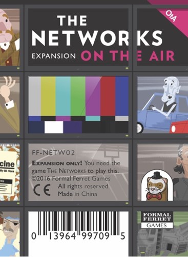 FFTNETW02 The Networks Board Game: On The Air Expansion published by Formal Ferret Games