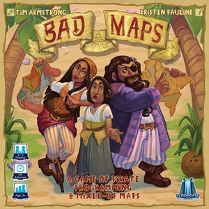 FGGBM01 Bad Maps Board Game published by Floodgate Games