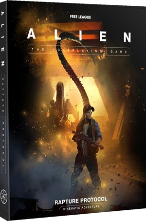 2!FLFALE018 Alien RPG: Rapture Protocol published by Free League Publishing