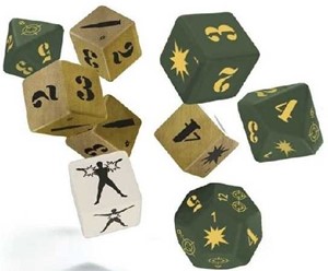 FLFT2K005 Twilight 2000 RPG: Dice Set published by Free League Publishing