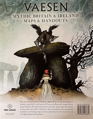 2!FLFVAS12 Vaesen Nordic Horror RPG: Mythic Britain And Ireland Maps And Handouts published by Free League Publishing