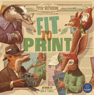 FLT1029 Fit to Print Board Game: Kickstarter Edition published by Flatout Games
