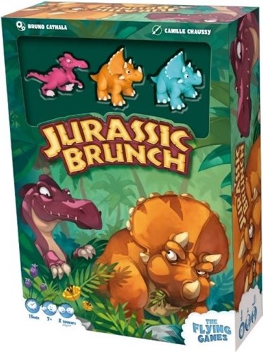 FLY020JU Jurassic Brunch Board Game published by Flying Games