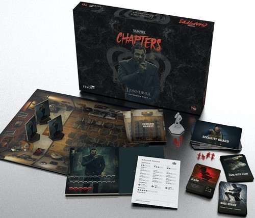 FLYVAMPCHAP03 Vampire The Masquerade: CHAPTERS Board Game: Lasombra Character Expansion published by Flyos Games