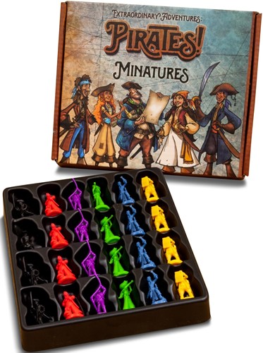 FRB1402 Extraordinary Adventures Board Game: Pirates Miniatures Expansion published by Forbidden Games