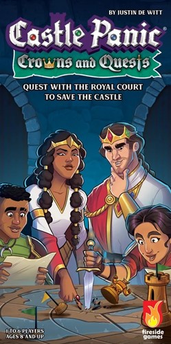 FSD1020 Castle Panic Board Game: 2nd Edition Crowns And Quests Expansion published by Fireside Games