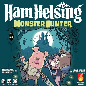 3!FSD1023 Ham Helsing Board Game published by Fireside Games