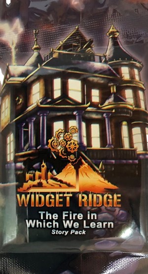 2!FTGWRSPTFIRE Widget Ridge Card Game: The Fire In Which We Learn Expansion published by Furious Tree Games