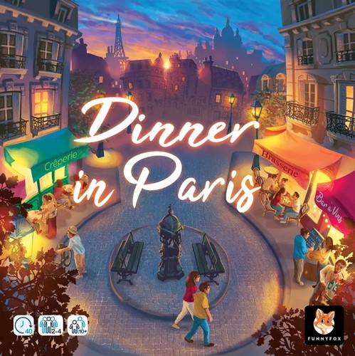 FUFDI Dinner In Paris Board Game published by Funnyfox
