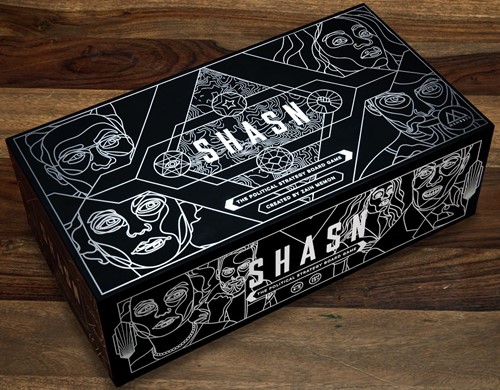 GAD01101 Shasn Board Game published by Gadfly Studios