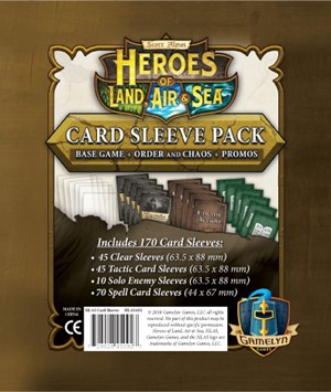 GAMHLASA02 Heroes Of Land Air And Sea Board Game: Sleeve Pack published by Gamelyn Games