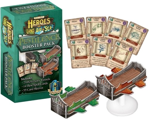 GAMHLASP03 Heroes Of Land Air And Sea Board Game: Pestilence Booster Pack published by Gamelyn Games