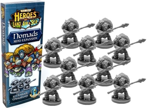 GAMP101 Heroes Of Land Air And Sea Board Game: Nomads Mini-Expansion published by Gamelyn Games