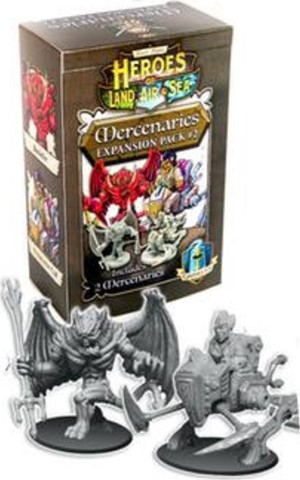 GAMP301 Heroes Of Land Air And Sea Board Game: Mercenaries Pack 2 published by Gamelyn Games