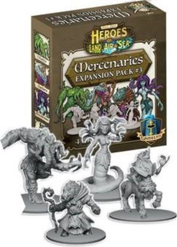 GAMP501 Heroes Of Land Air And Sea Board Game: Mercenaries Pack 3 published by Gamelyn Games