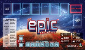 GAMT501TEGMAT Tiny Epic Galaxies Card Game: Game Mat published by Gamelyn Games