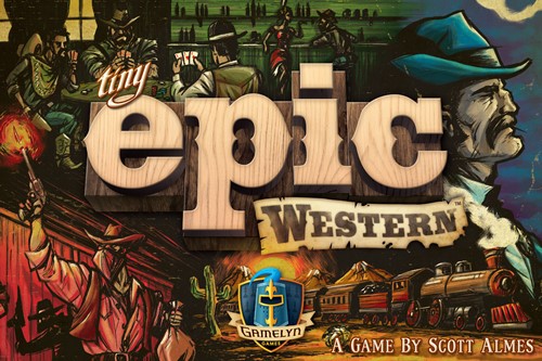 GAMTE601 Tiny Epic Western Card Game published by Gamelyn Games