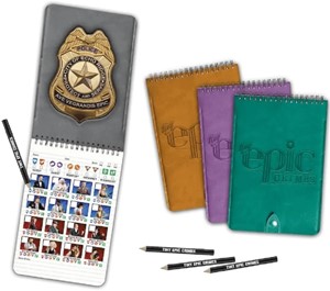 GAMTECA03 Tiny Epic Crimes Card Game: 4 Pack Detective Notebooks published by Gamelyn Games