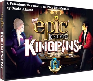 GAMTECKP Tiny Epic Crimes Card Game: Kingpins Expansion published by Gamelyn Games