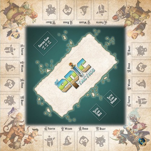 GAMTETA01 Tiny Epic Tactics Card Game: Play Mat published by Gamelyn Games