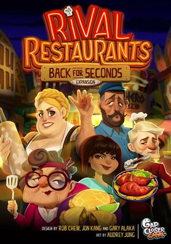 GCS305 Rival Restaurants Board Game: Back For Seconds Expansion published by Gap Closer Games