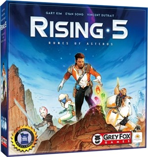 GFG96713 Rising 5 Board Game: Runes Of Asteros published by Grey Fox Games