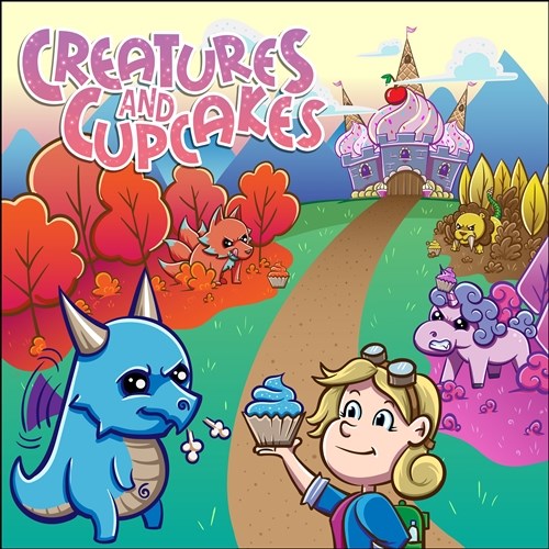 GFG96723 Creatures And Cupcakes Board Game published by Grey Fox Games