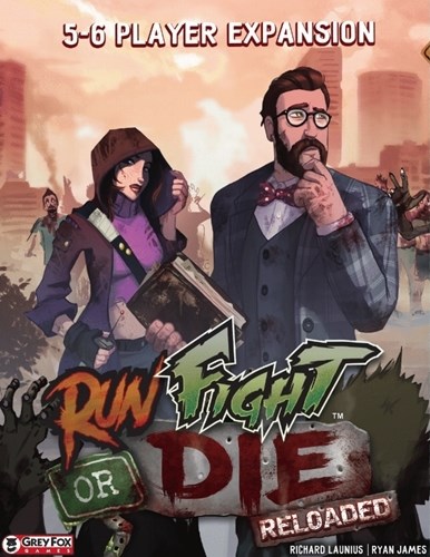 GFG96725 Run Fight Or Die Board Game: Reloaded 5-6 Player Expansion published by Grey Fox Games