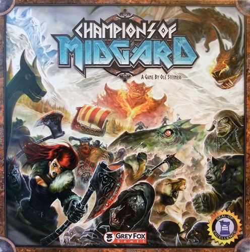 GFG96736 Champions Of Midgard Board Game published by Grey Fox Games