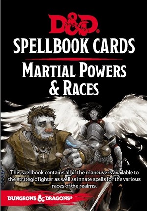 GFN73921 Dungeons And Dragons RPG: Martial Powers And Races Spell Deck (Revised) published by Gale Force Nine