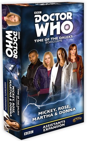 GFNDW007 Doctor Who: Time Of The Daleks Board Game: Mickey Rose Martha and Donna Friends Expansion published by Gale Force Nine