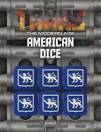 Tanks Skirmish Game: The Modern Age US Dice Set