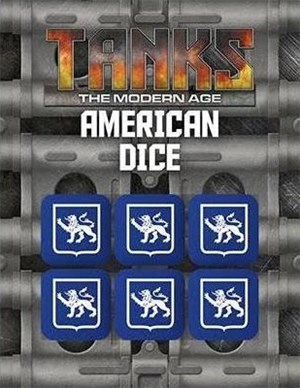 2!GFNMTANKS16 Tanks Skirmish Game: The Modern Age US Dice Set published by Gale Force Nine