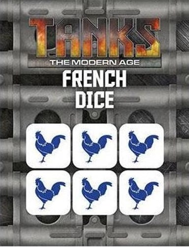 Tanks Skirmish Game: The Modern Age French Dice Set