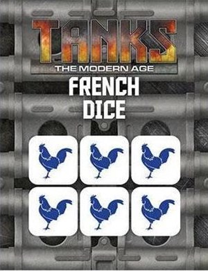 2!GFNMTANKS20 Tanks Skirmish Game: The Modern Age French Dice Set published by Gale Force Nine