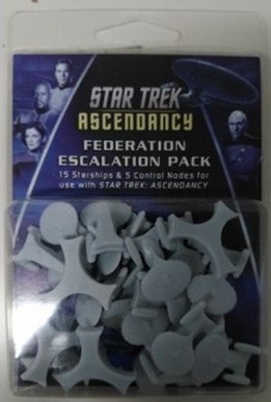 GFNST011 Star Trek Ascendancy Board Game: Federation Ship Pack published by Gale Force Nine
