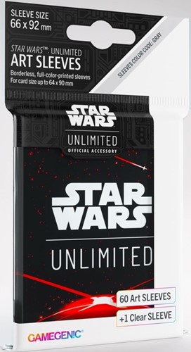 GGS15032ML Star Wars: Unlimited Art Sleeves - Space Red published by Gamegenic
