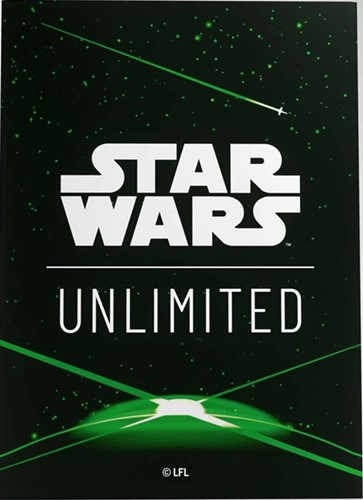 GGS15080ML Star Wars: Unlimited Art Sleeves - Card Back Green published by Gamegenic