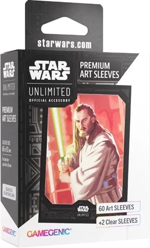 2!GGS15092ML Star Wars: Unlimited Art Sleeves - Qui-Gon Jinn published by Gamegenic