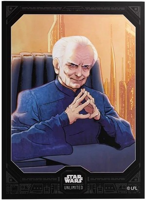 GGS15100ML Star Wars: Unlimited Art Sleeves - Chancellor Palpatine published by Gamegenic