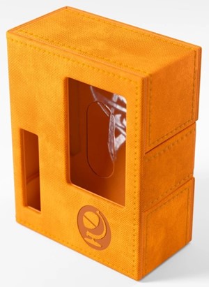 2!GGS20174ML Arkham Horror Investigator Deck Tome - Seeker (Orange) published by Gamegenic