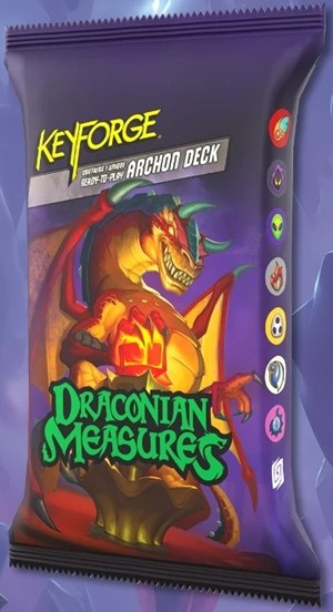 2!GHOKF24DS KeyForge Card Game: Draconian Measures Pack published by Ghost Galaxy