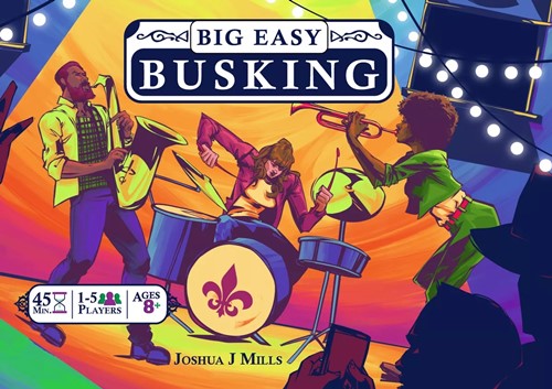 GIR06000 Big Easy Busking Card Game published by Weird Giraffe Games