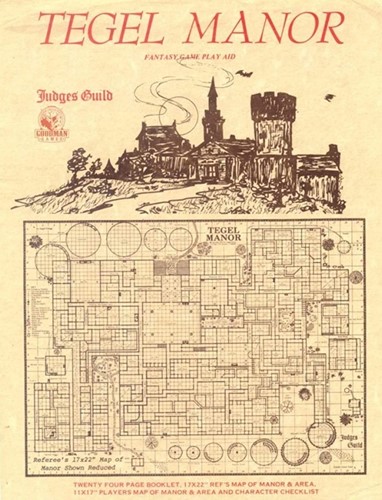 GMG4610 Judges Guild Originals: Tegel Manor published by Goodman Games