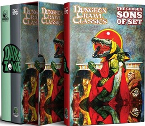 2!GMG4720 Dungeon Crawl Classics RPG: Dark Tower (3 -Volume Slipcased Set) published by Goodman Games