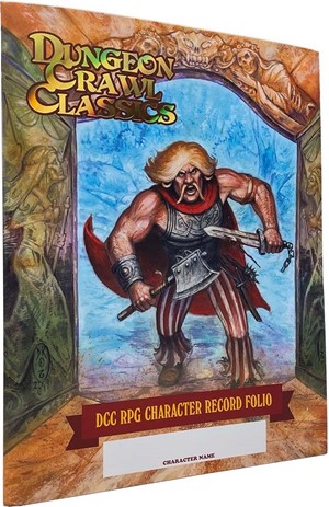 2!GMG5106 Dungeon Crawl Classics: Character Record Folio published by Goodman Games