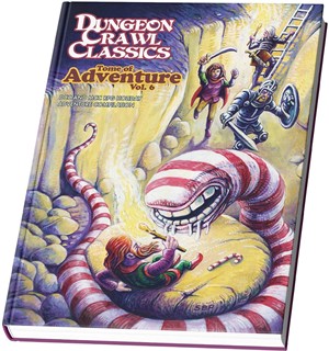 3!GMG5137 Dungeon Crawl Classics RPG: Tome Of Adventure Volume 6 Holiday Adventures published by Goodman Games