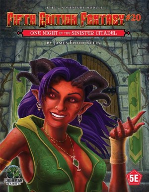 2!GMG55520 Dungeons And Dragons RPG: Module 20: One Night In The Sinister Citadel published by Goodman Games